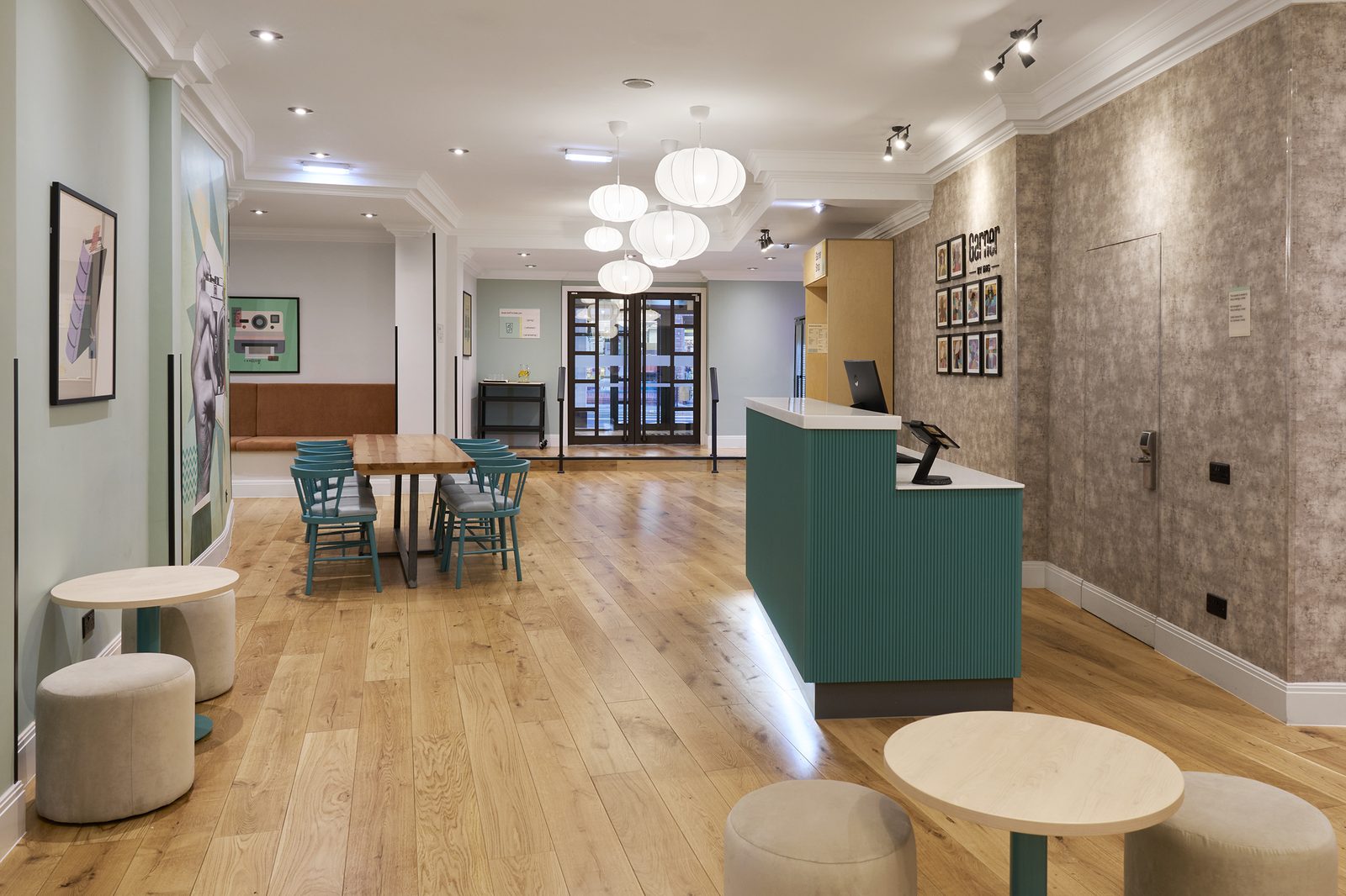 Garner Reading lobby and reception